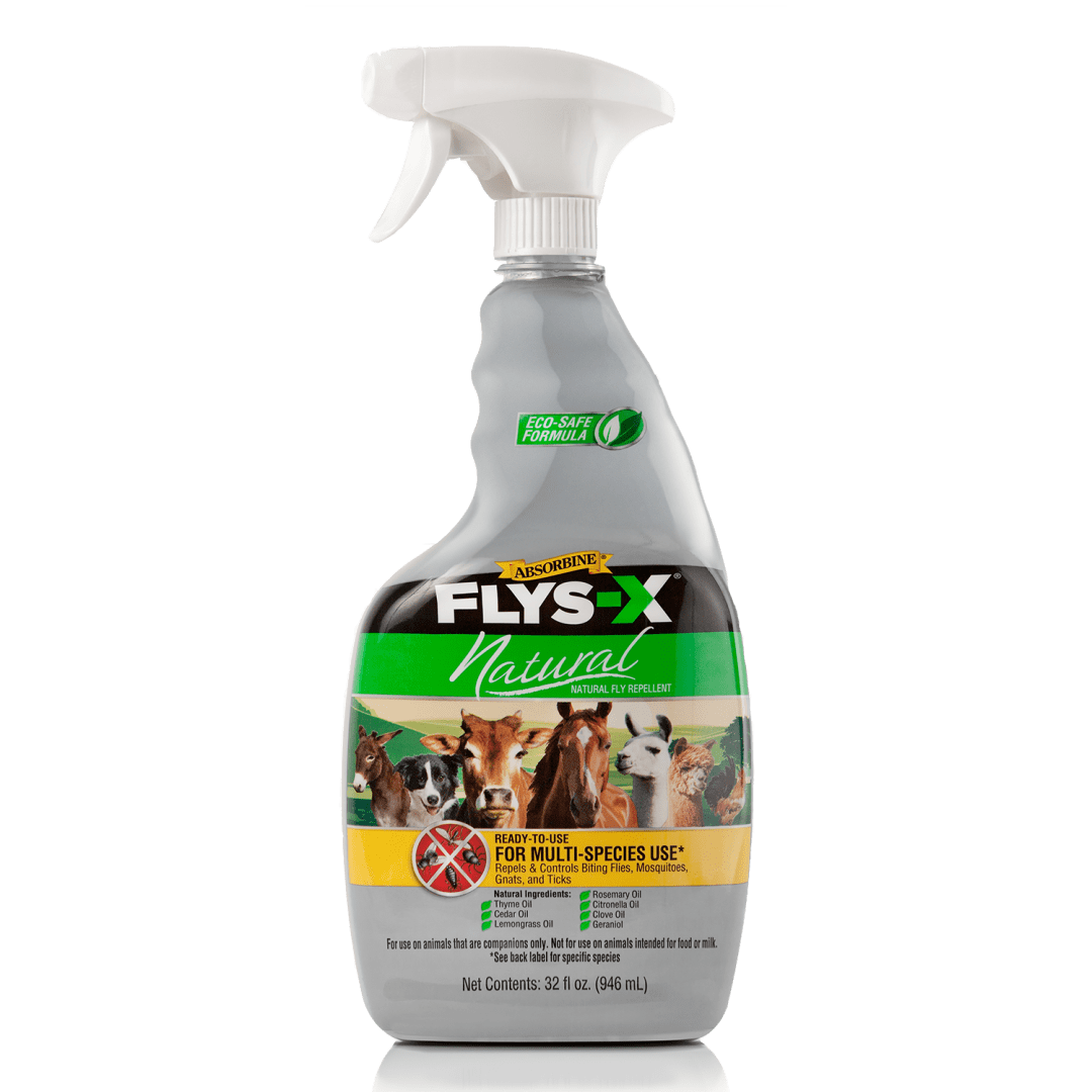 Flys-X® Natural Fly Repellent Spray 32 fl oz Spray Bottle