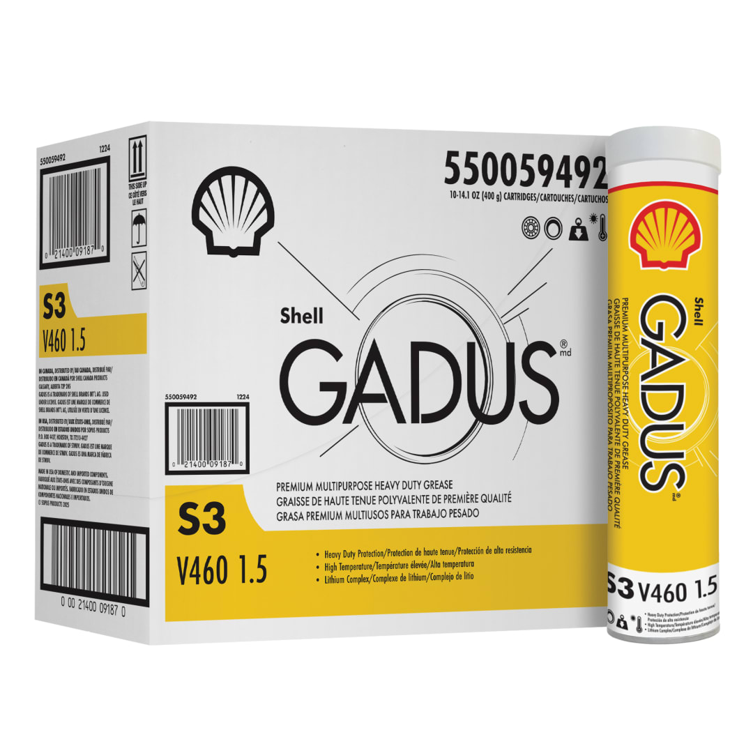Shell Gadus S3 V460 1.5 Multipurpose Heavy Duty Grease, 14.1 Ounce (Case of 10)