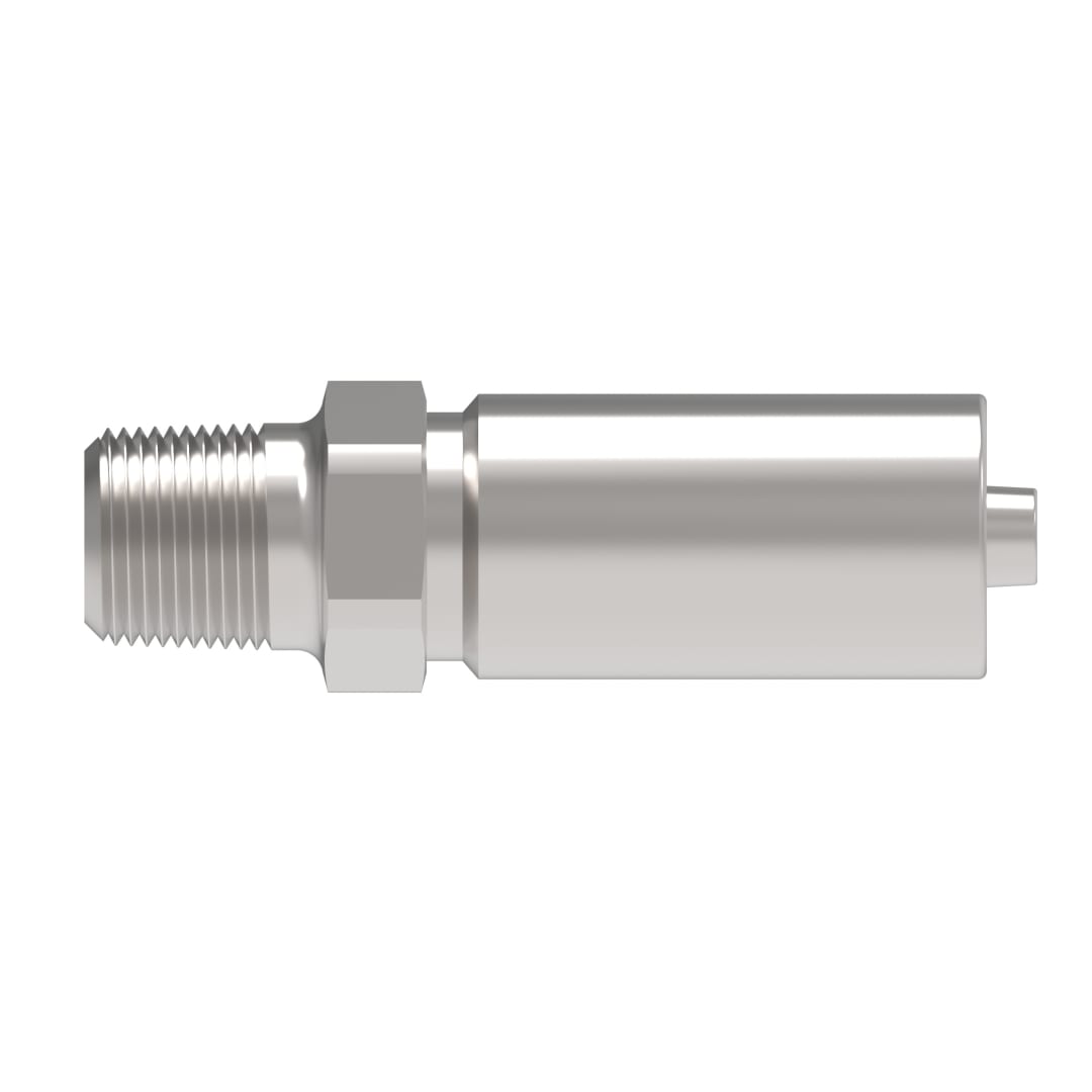 Aeroquip 3/8 Male NPT X 3/8 Polyon Hose Stnless