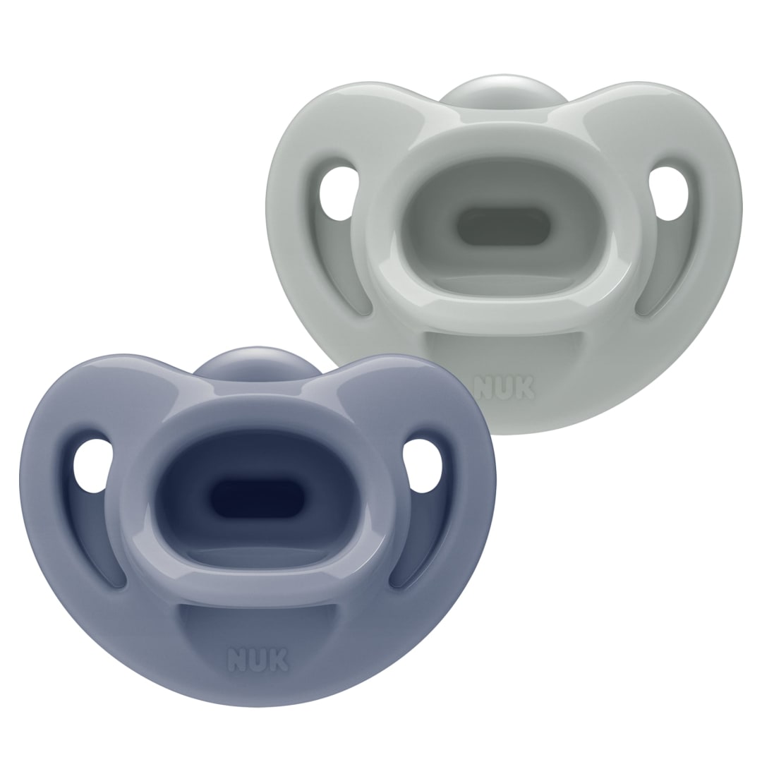 NUK FC PACI SI1 SOFT CL2 GREEN/BLUE 2/BO