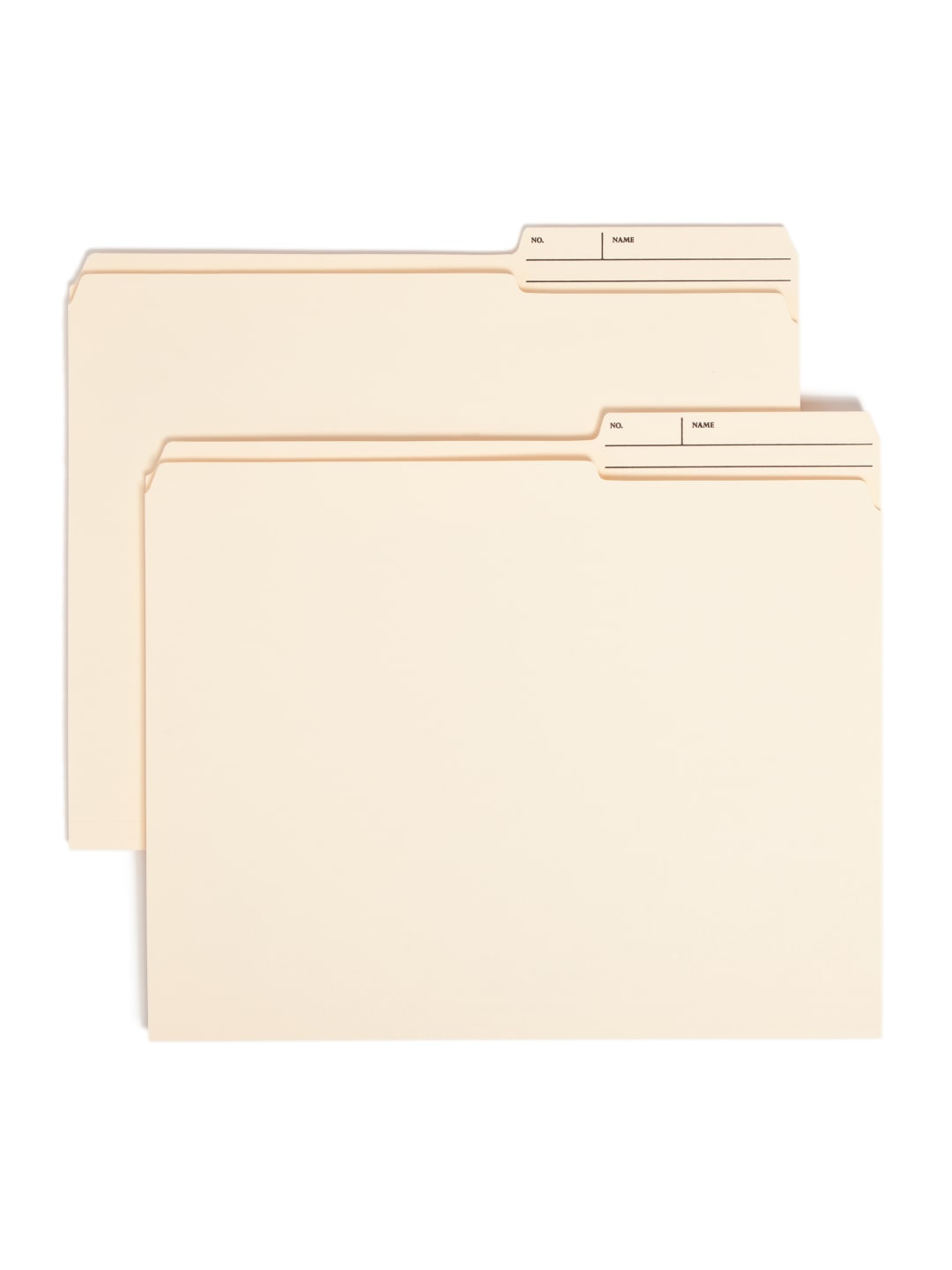 Reinforced Printed Tab File Folders