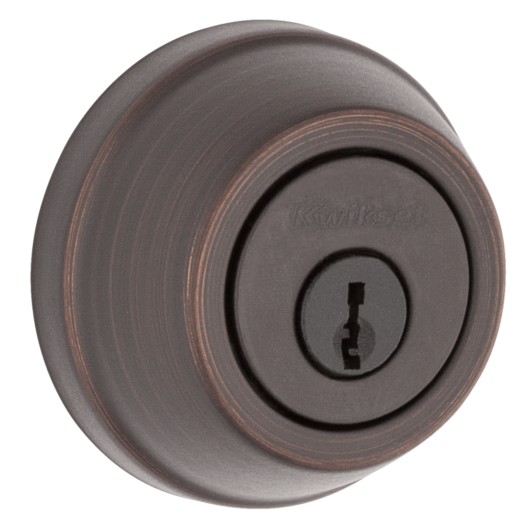 780 Deadbolt, Keyed One Side, in Venetian Bronze