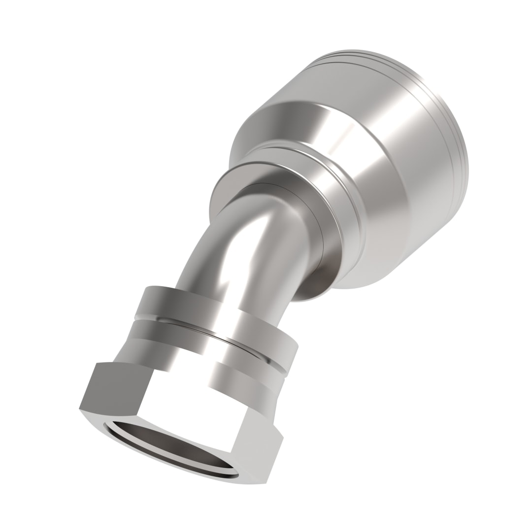 1 1/4 FJIC 45D X 1 1/4 HYD HOSE FITTING