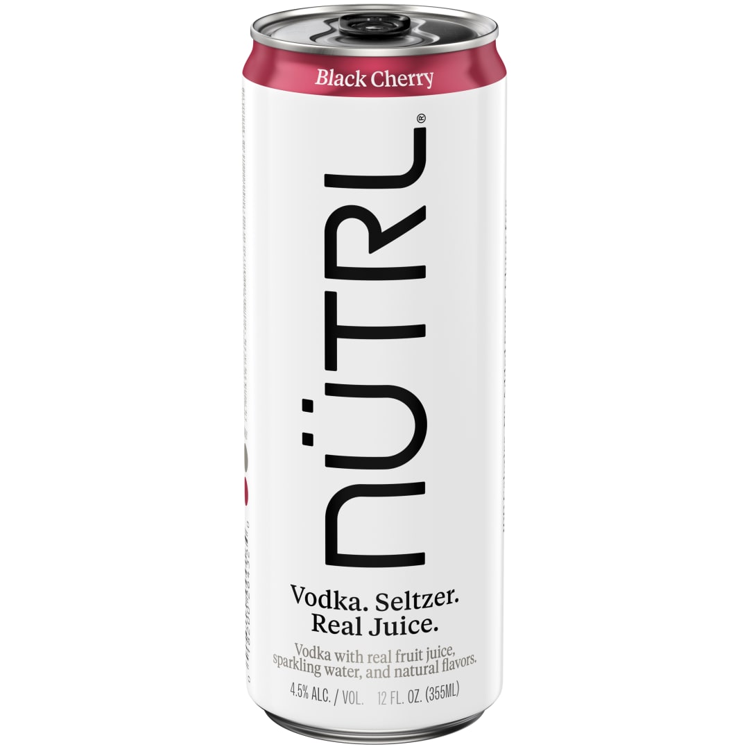 Nutrl Black Cherry Vodka Seltzer 12 fl oz