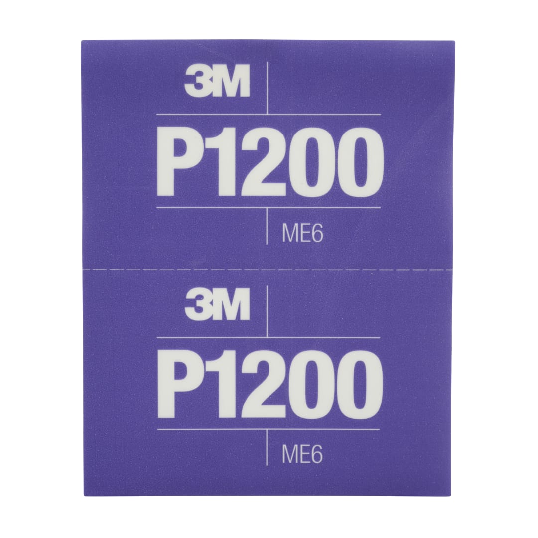 3M™ Hookit™ Esnek Aşındırıcı El Zımparası 270J, 140 mm x 171 mm, P1200, 34342
