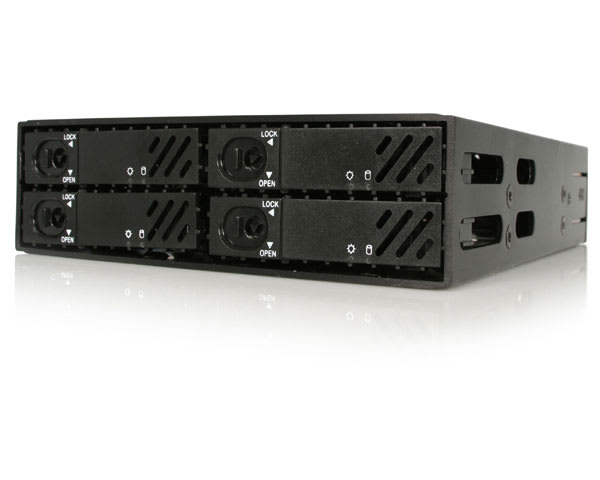 4x 2.5" SAS/SATA RAID Backplane for 5.25" Bay