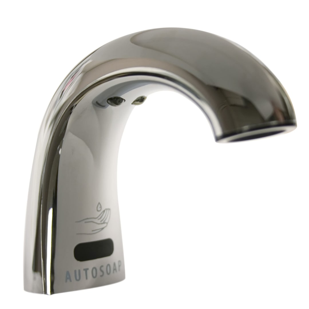 OneShot® Lotion Dispenser, Low Profile, Plastic, Polished Chrome