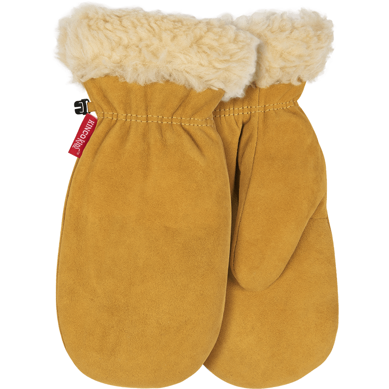 Kids' Lined Suede Deerskin Mitt