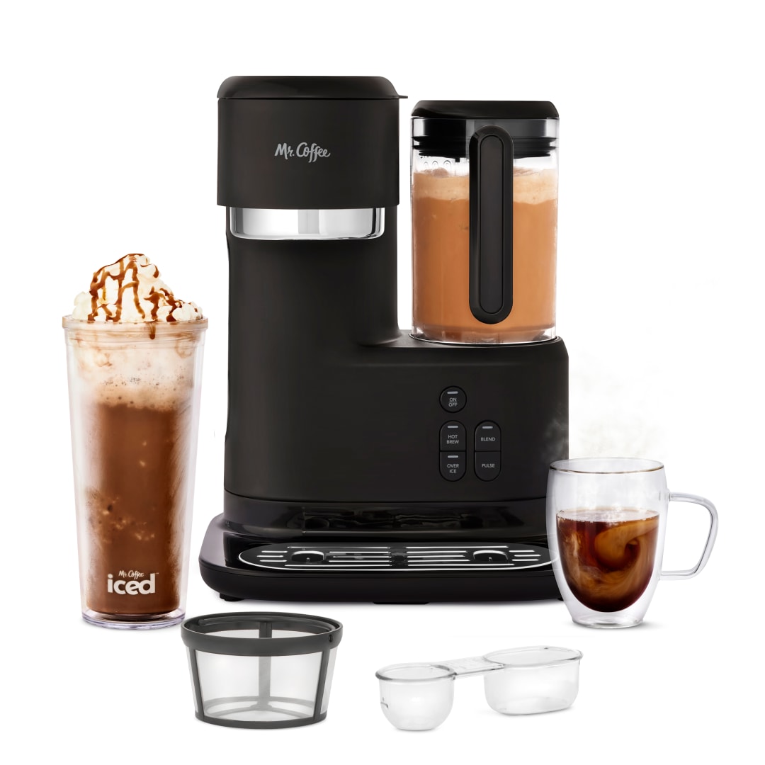 Mr. Coffee® Single-Serve Frappe™, Iced, and Hot Coffee Maker and Blender