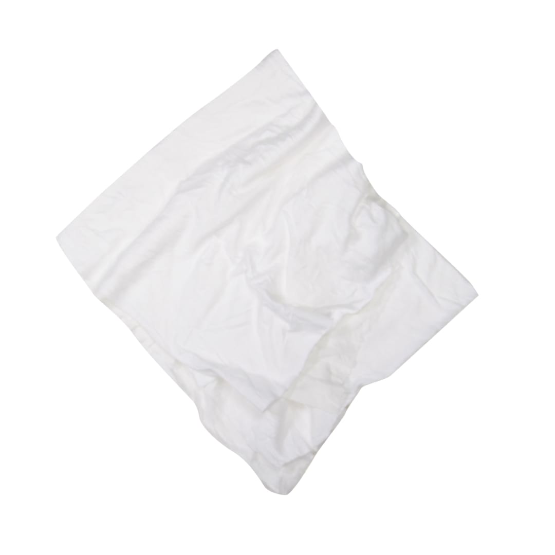 Premium Knit Painter's Rags, White, 50lb box
