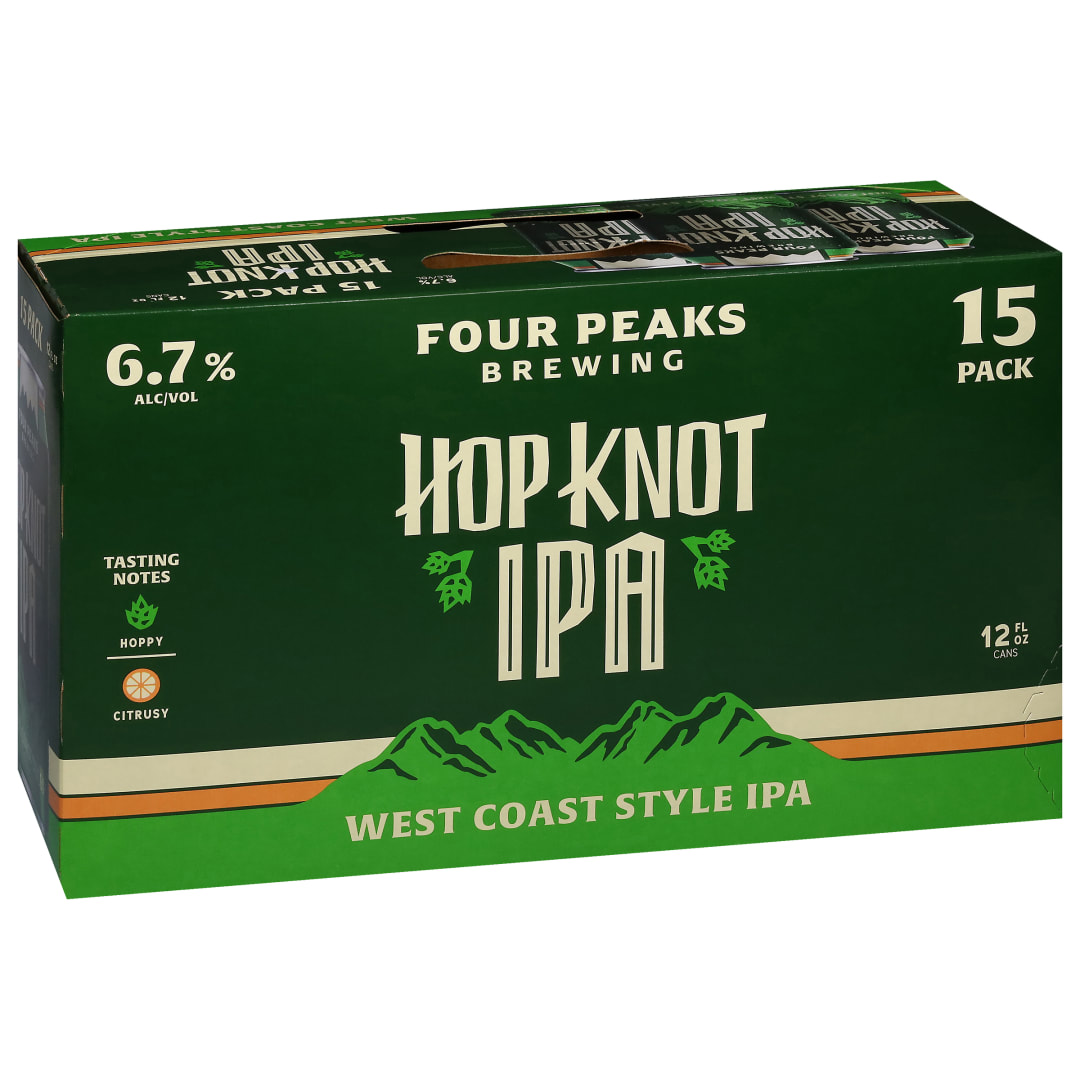 Four Peaks Hop Knot IPA 15x12 oz Can Pack CARRIER