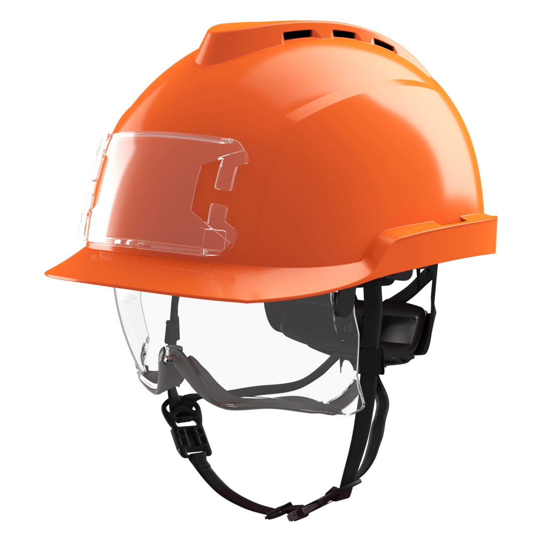 V-Gard® 930 Vented Safety Helmet with Integrated Over Spectacles