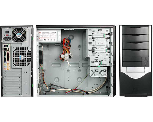 Black 8 Bay ATX Pro2 Case - 300W PS