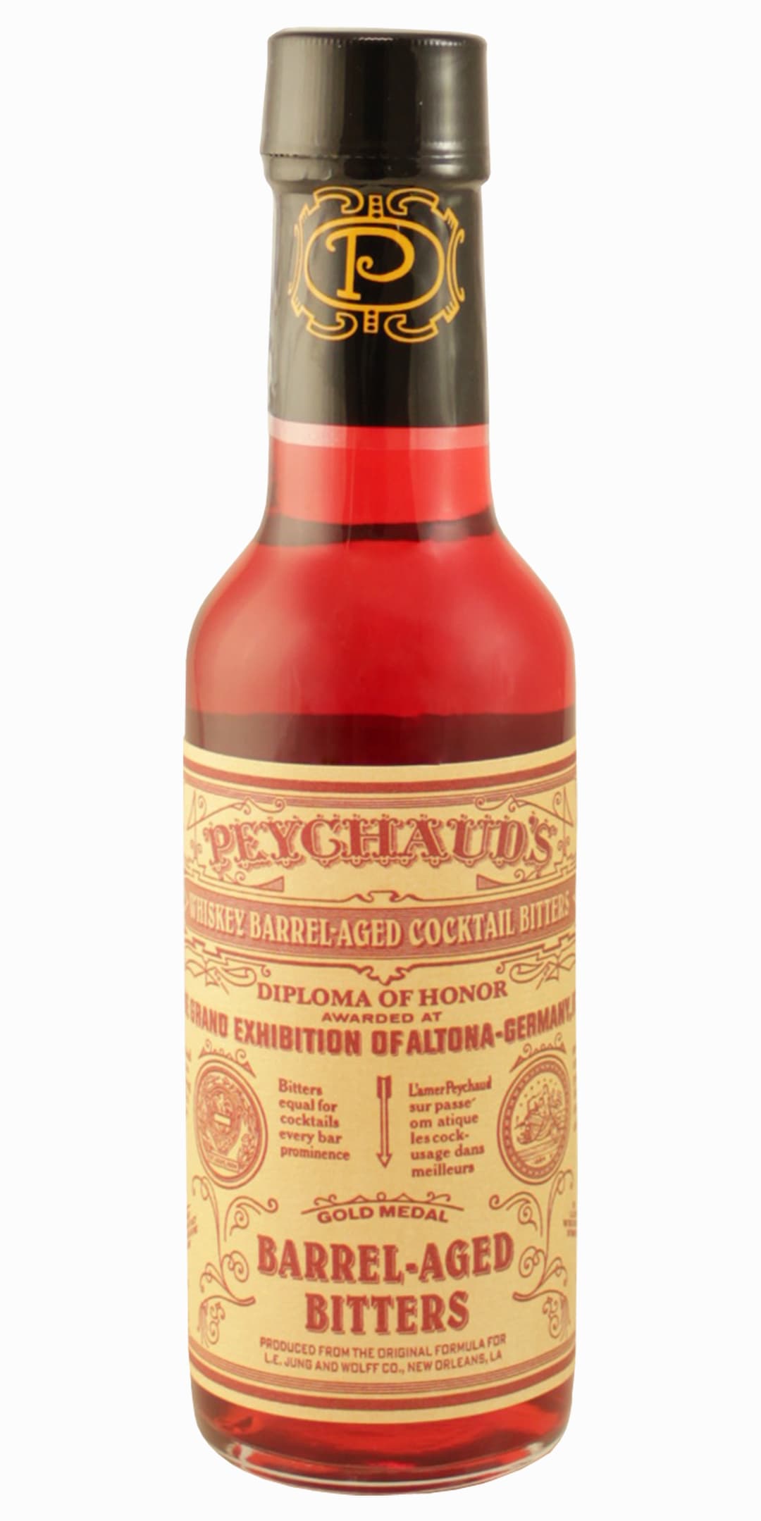 Peychaud's Whiskey Barrel Aged Cocktail Bitters 5Fl oz 70 Proof