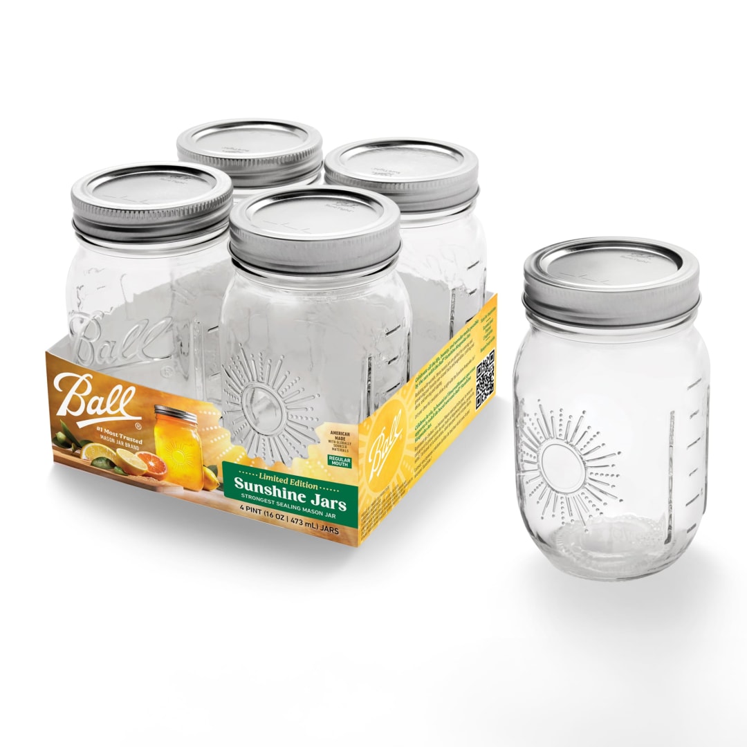 Ball® Sunshine Keepsake Jar - RM Pint 4pk