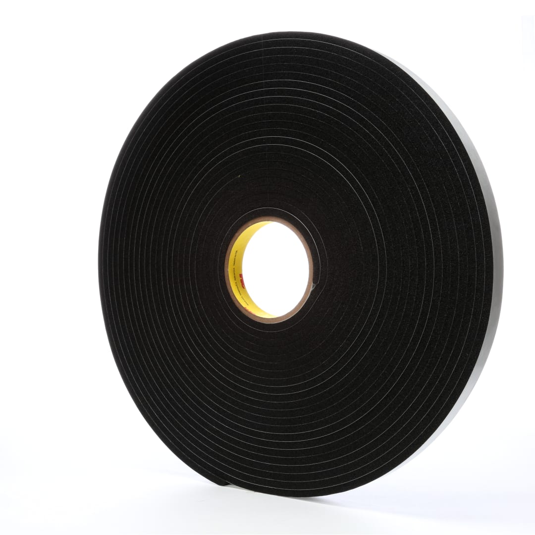 3M™ Vinil Köpük Bant 4504, Siyah, 1 in x 18 yd
