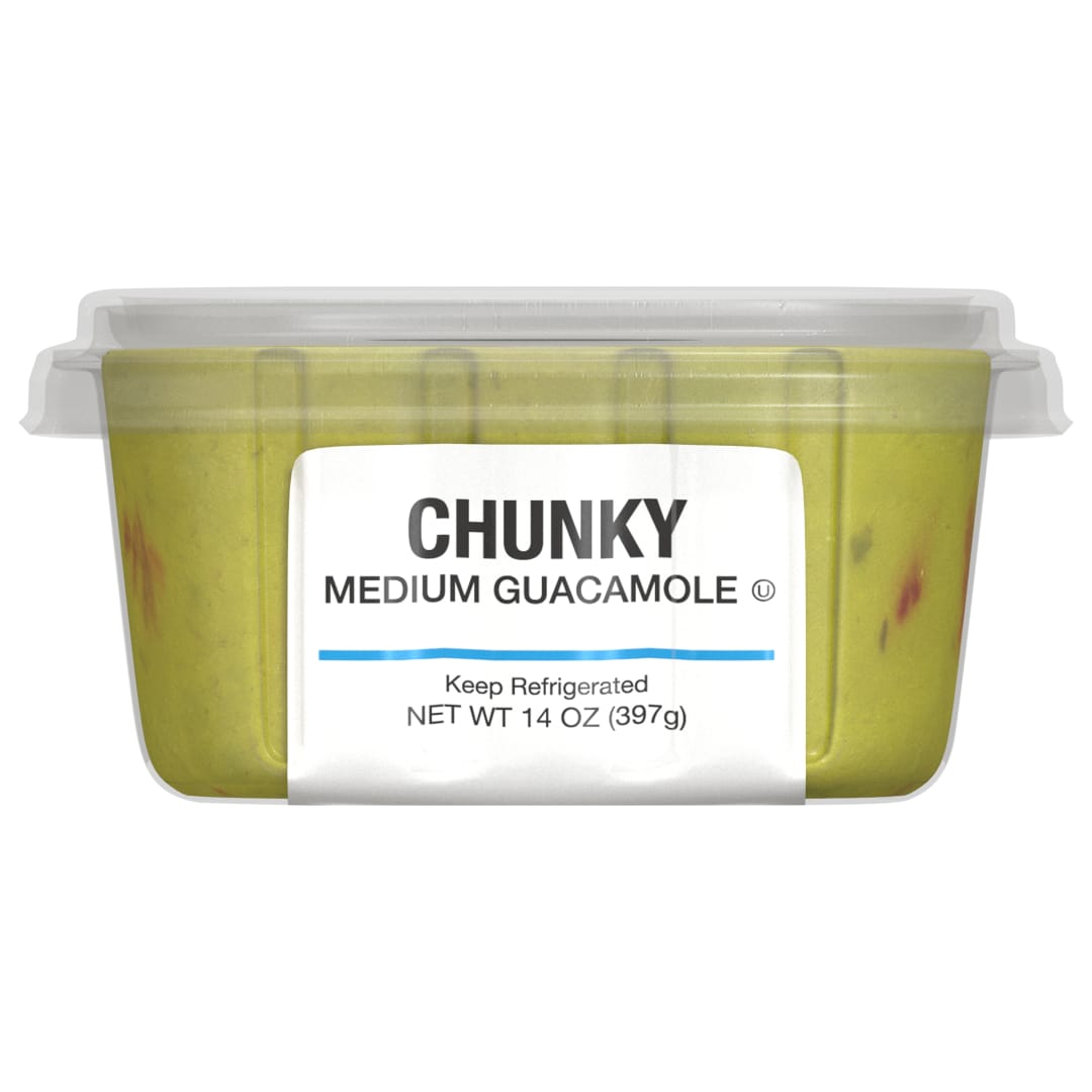 UNBRANDED CHUNKY GUACAMAOLE 14 OZ TRAY