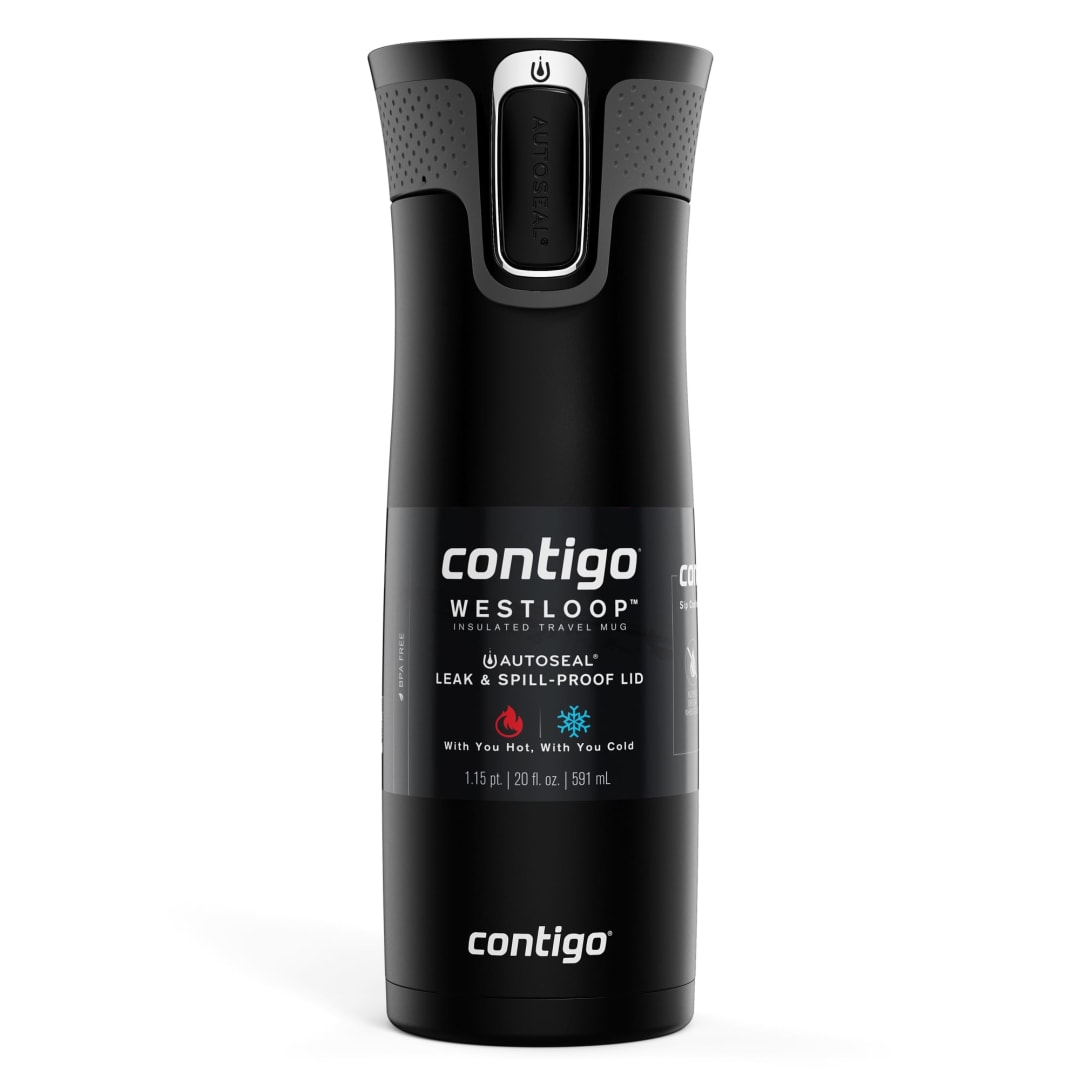 Contigo West Loop 20oz Stainless Steel Travel Mug Black