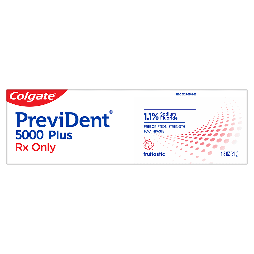 Colgate® PreviDent® 5 Plus 1.1% Sodium Fluoride , Fruitastic, 1.8 oz