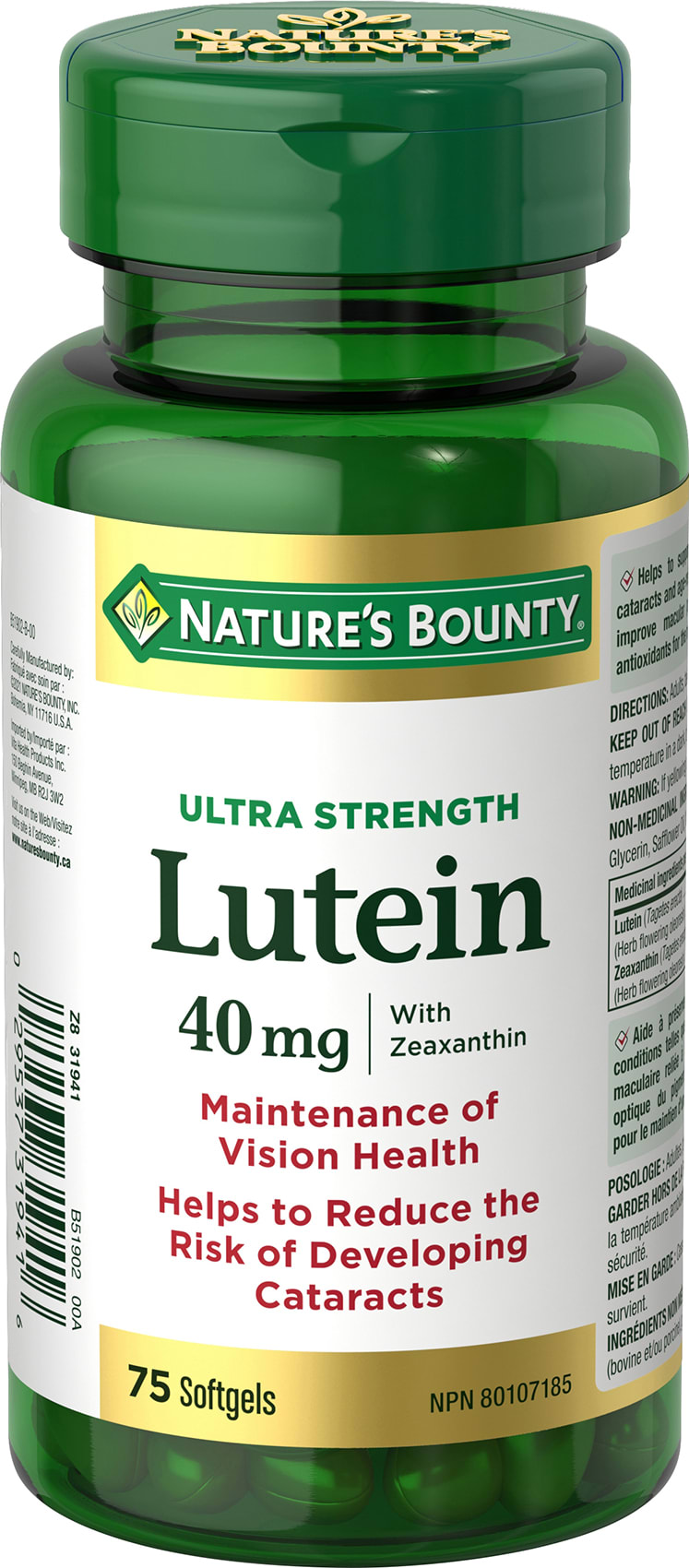 NBTY Lutein 40mg 24x75 SGL CA
