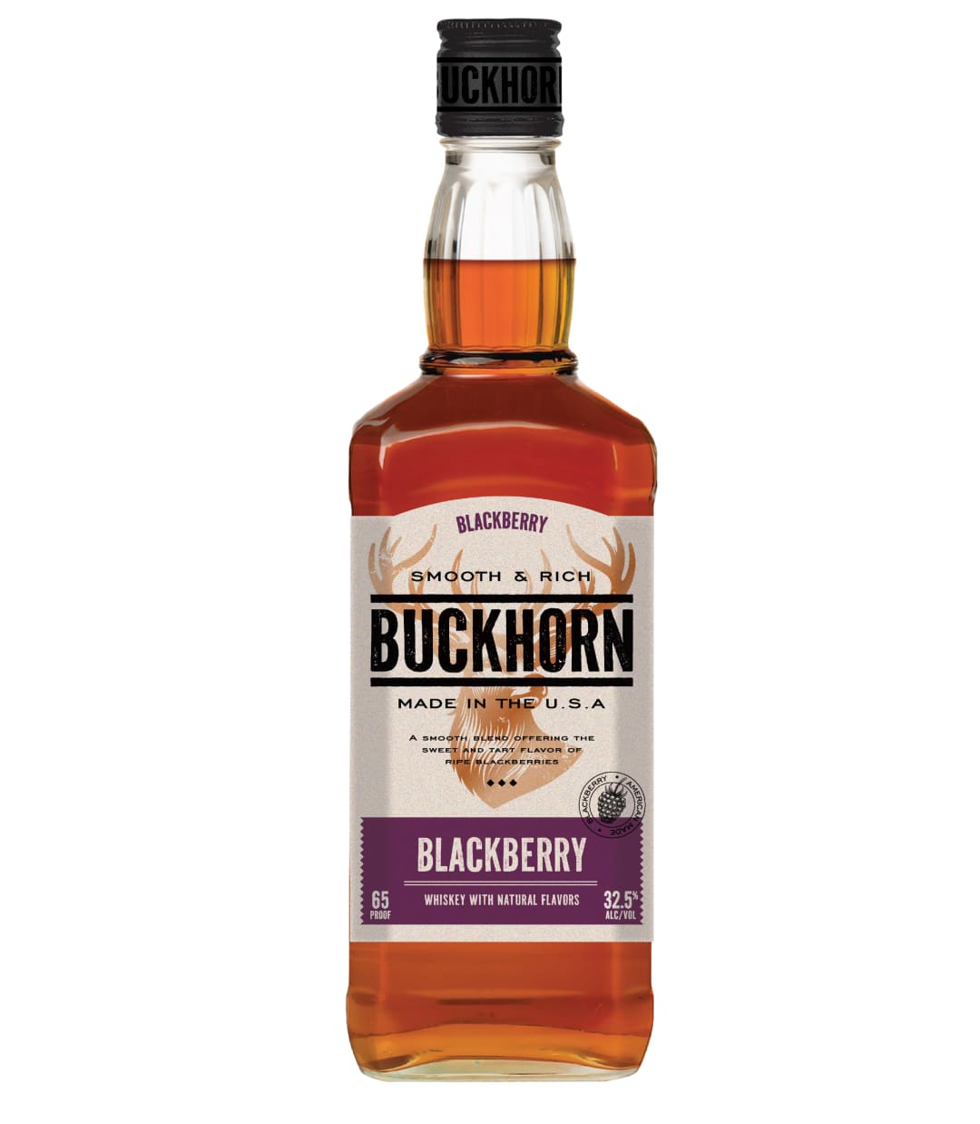 Buckhorn Blackberry Whiskey 750ml 65 Proof
