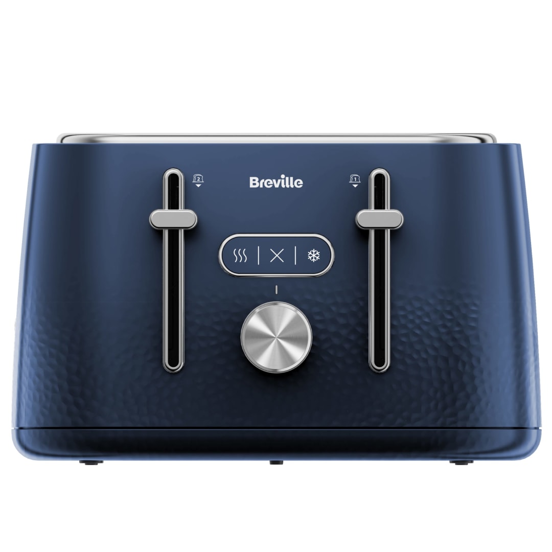 MASS TEXTURED PLASTIC 4S TOASTER - NAVY