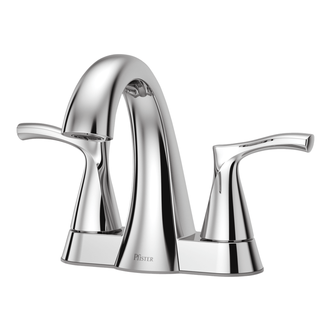 Masey 2-Handle 4" Centerset Bathroom Faucet in Polished Chrome