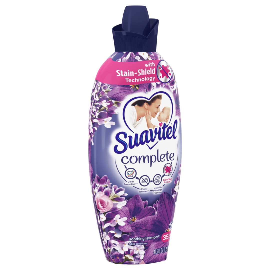 Suavitel Complete Fabric Softener, Soothing Lavender - 44 fluid ounce