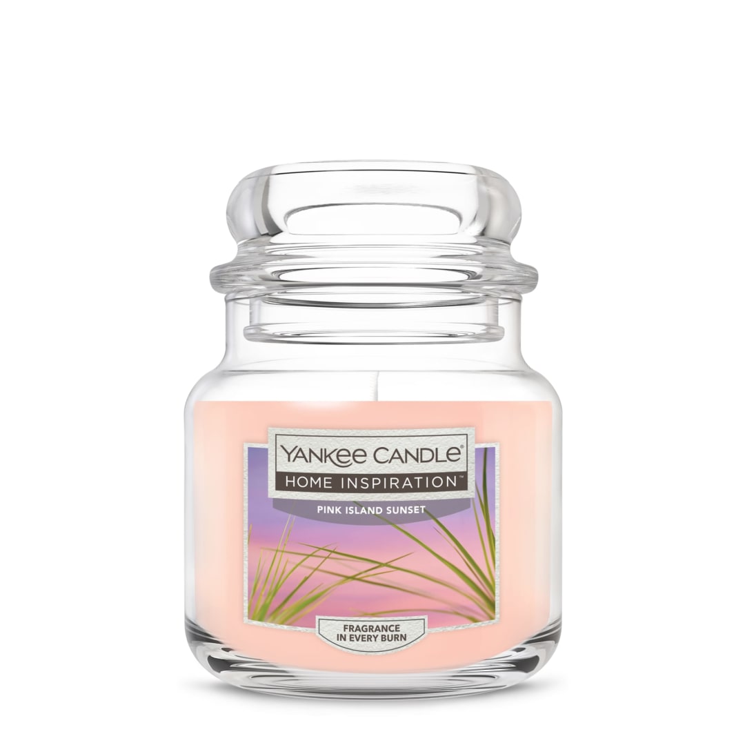 Yankee Candle Home Inspiration Pink Island Sunset Medium Jar Candle