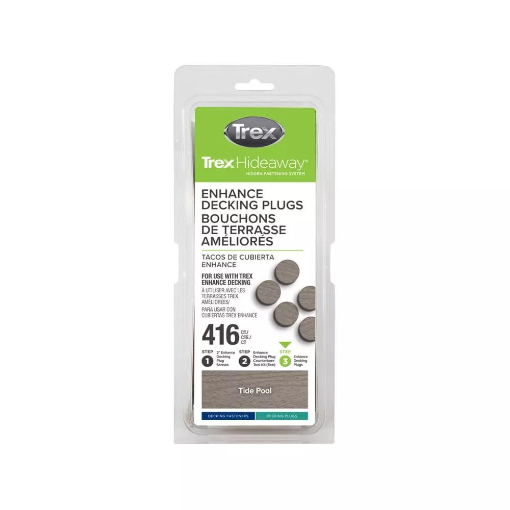 Trex Enhance®Decking and Fascia Plugs Tide Pool - 416 count/pack