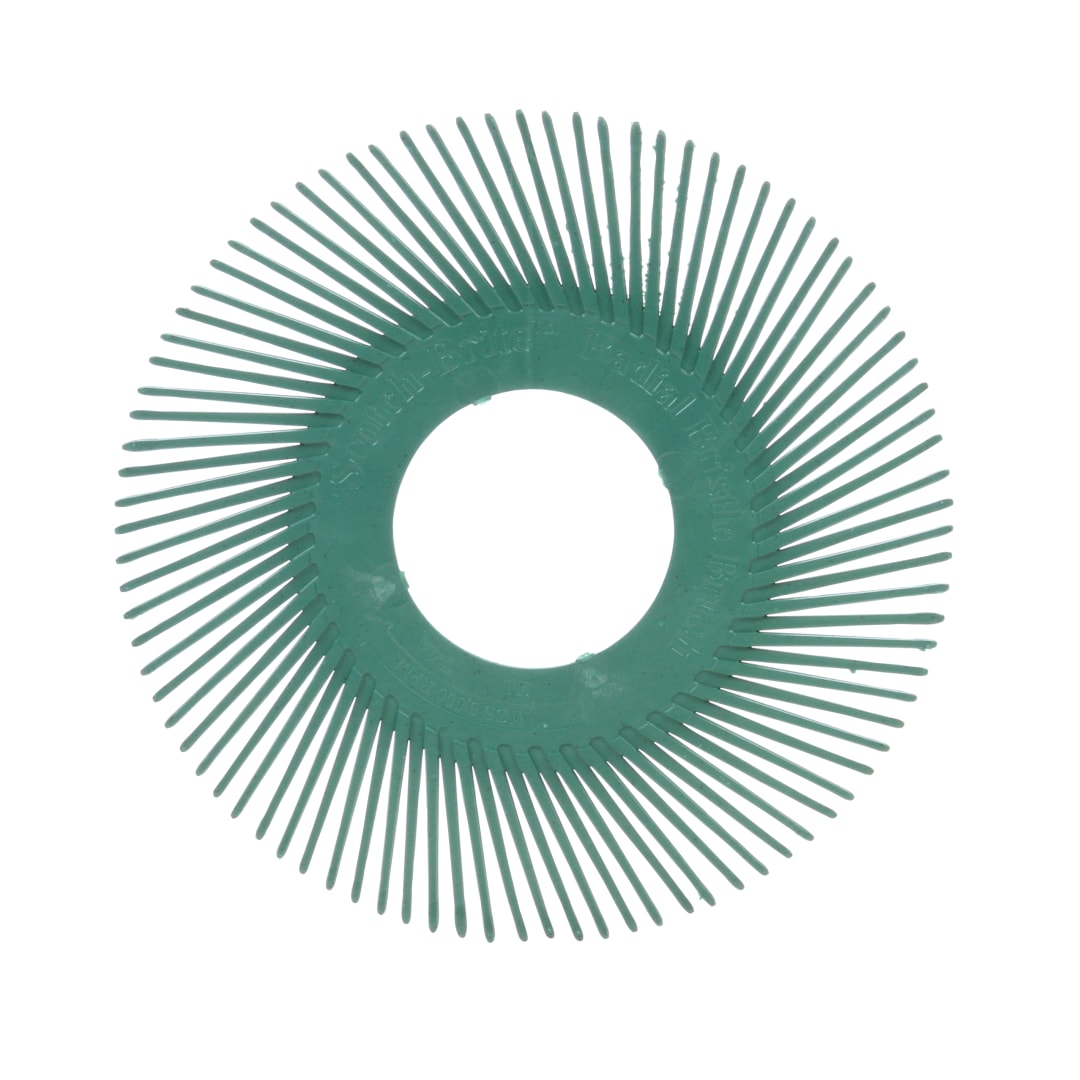 Scotch-Brite™ Radial Bristle Brush BB-ZB Einzelsegment, grün, 152,4 mm, P50, Typ A (Nachfüllpackung)