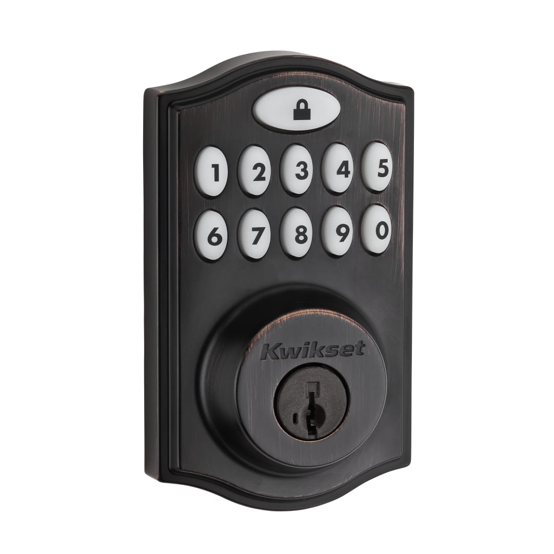 914 SmartCode® Electronic Deadbolt featuring SmartKey Security™ and Z-Wave Technology in Venetian Bronze