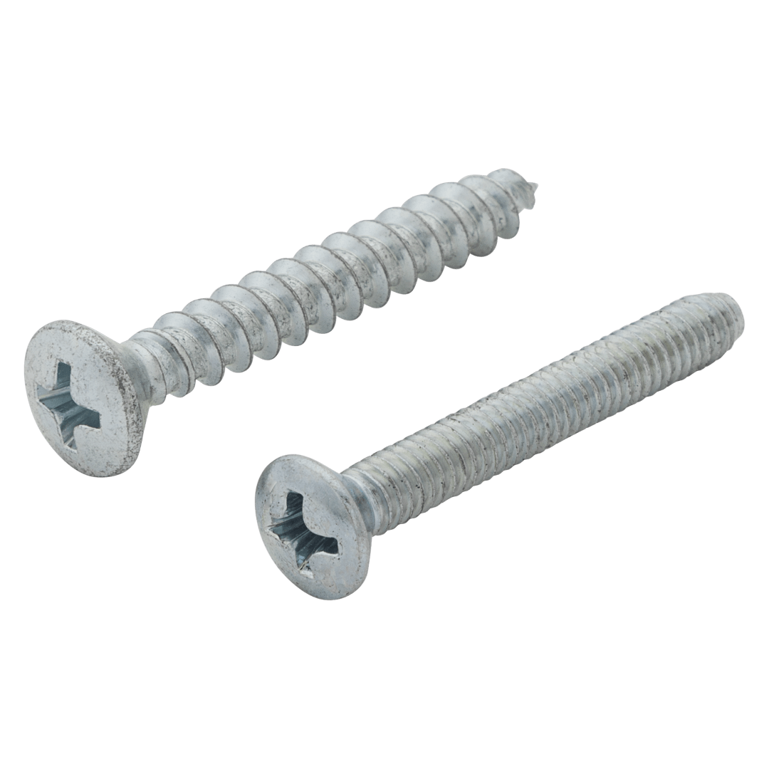Door Screw Exterior for Polished Chrome or Satin Chrome Finish