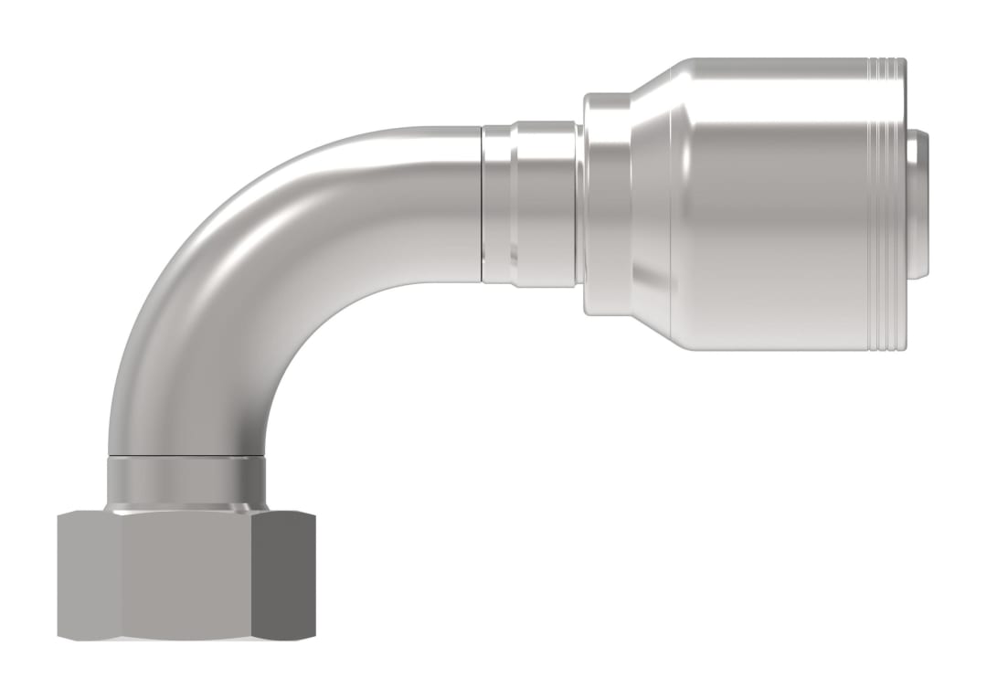 Aeroquip 1 1/4 Female ORS 90 Degree X 1 1/4 Hose Fitting 4 Way