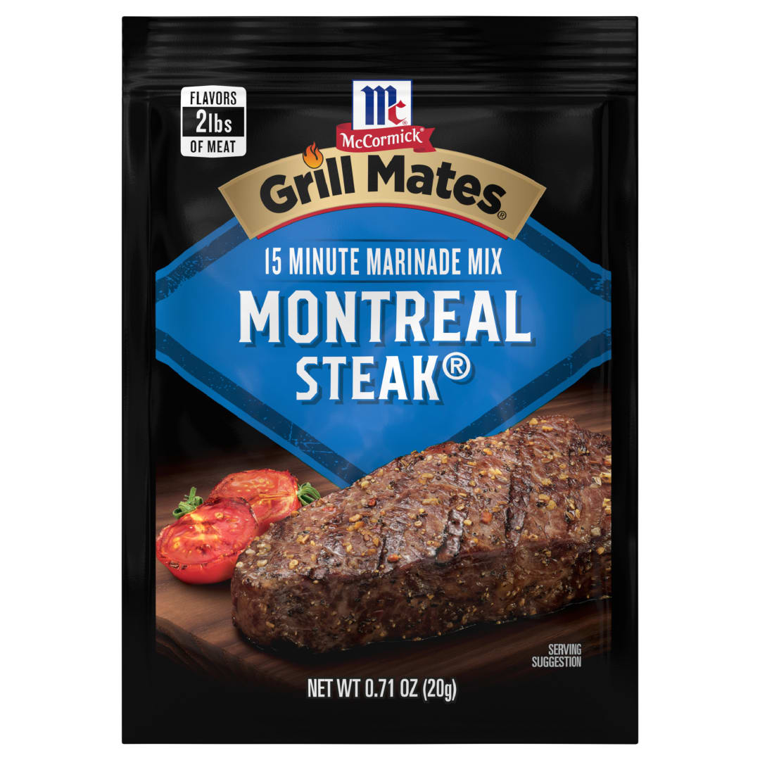 McCormick® GRILL MATES Montreal Steak Marinade Seasoning Mix, 0.71 oz