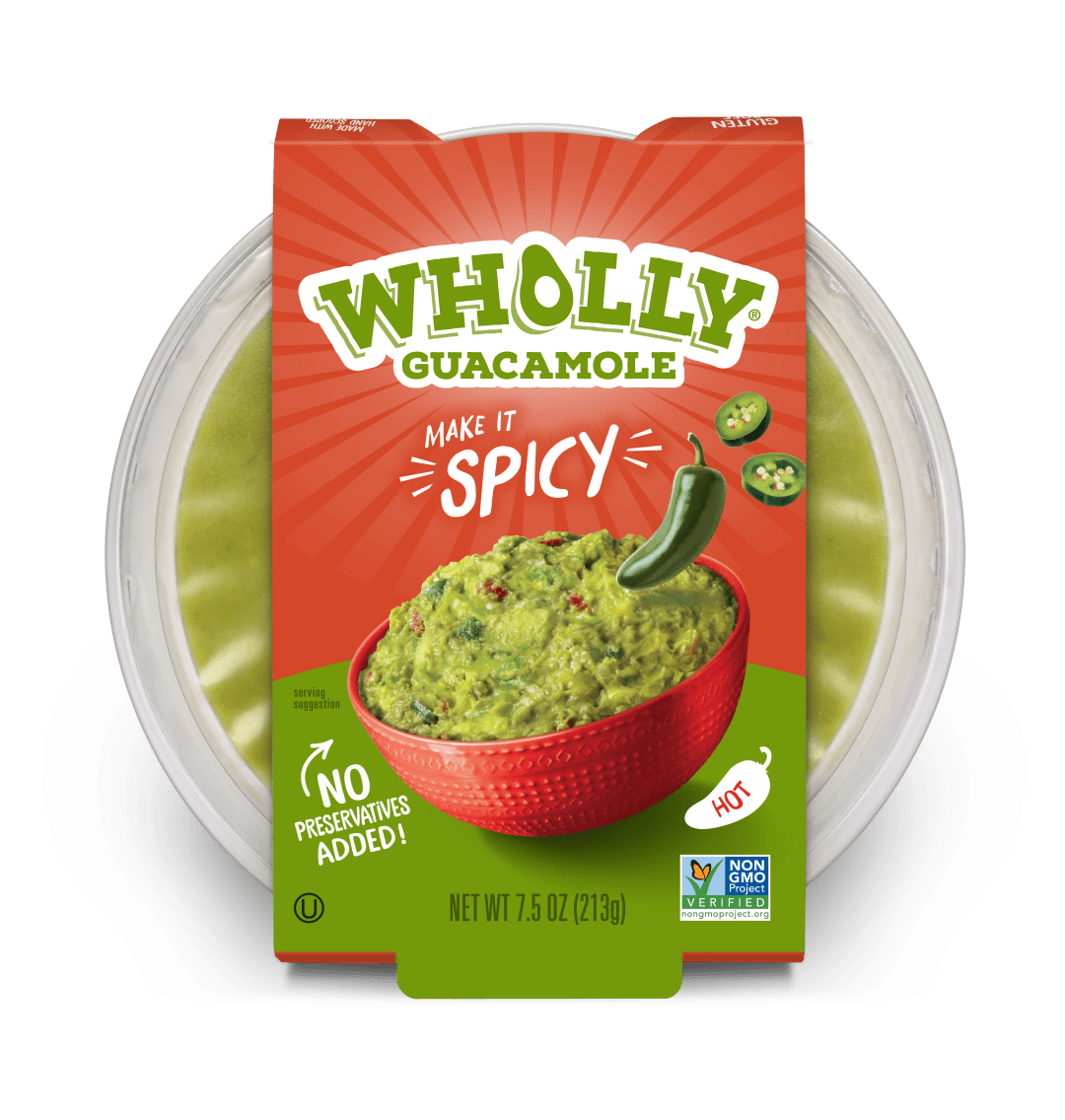 WHOLLY Guacamole Spicy Bowl