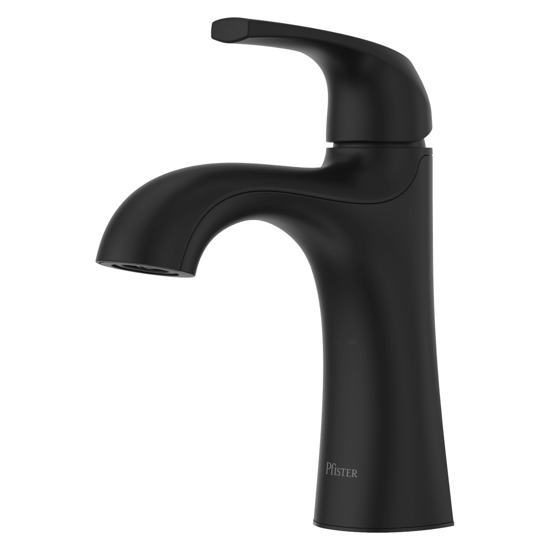 Rancho Single Control 4" Centerset Bathroom Faucet in Matte Black
