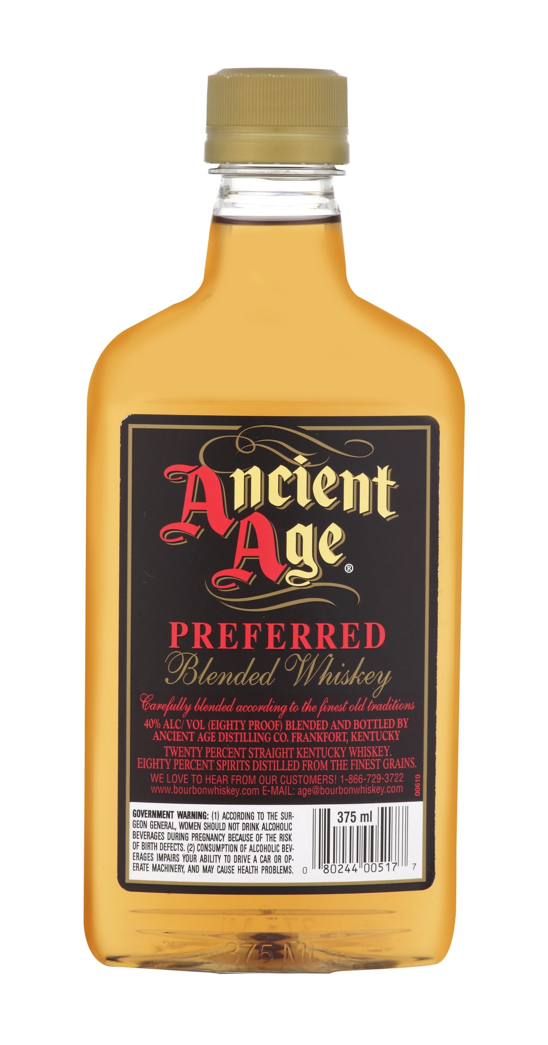 Ancient Age Preferred Blended Whiskey 375ml 80 Proof