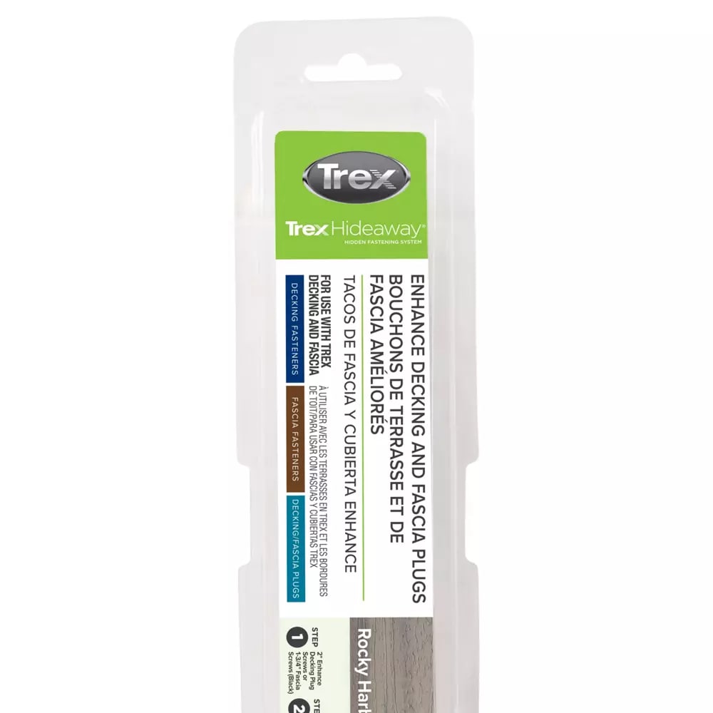 Trex Enhance® Decking and Fascia Plugs Rocky Harbor - 80 count/pack