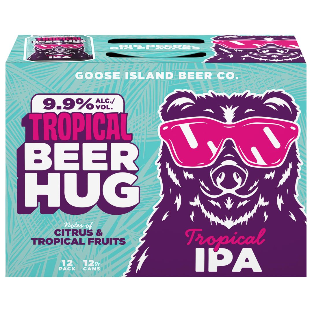 Goose Island Tropical Beer Hug 12x12 oz Can Pack CARRIER - Wholepack