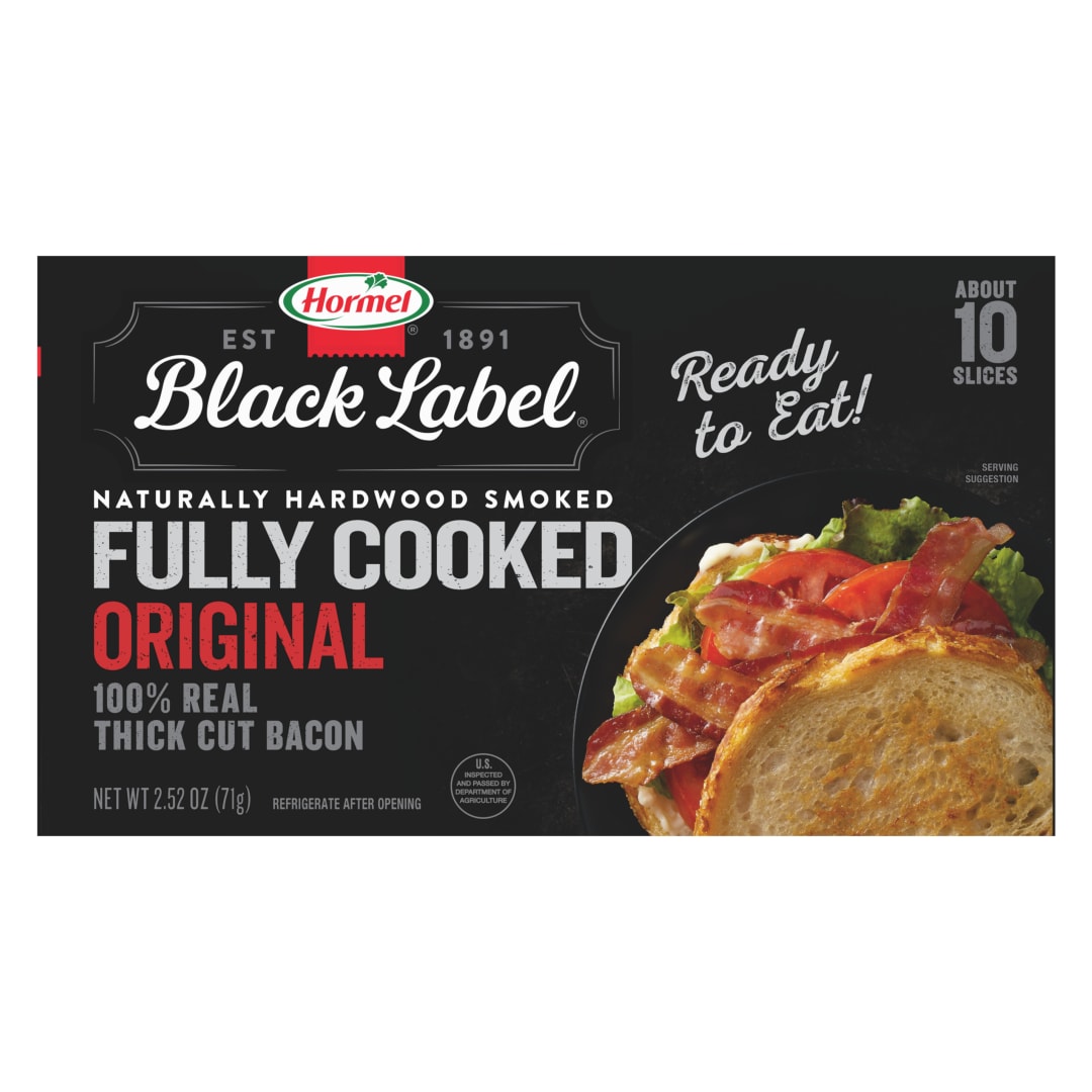WALMART Black Fully Cooked Bacon