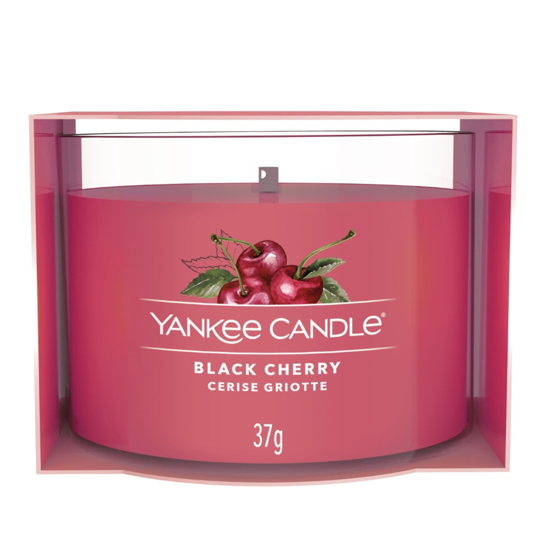 Yankee Candle® Scented Candles Filled Votive | Black Cherry | Soy Blend Wax Mix | 1 Count