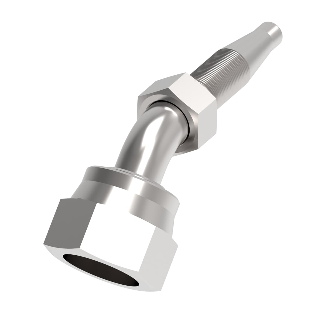 Aeroquip -08 Female ORS 45° Skv Nipple X -8 Hose 100r2a