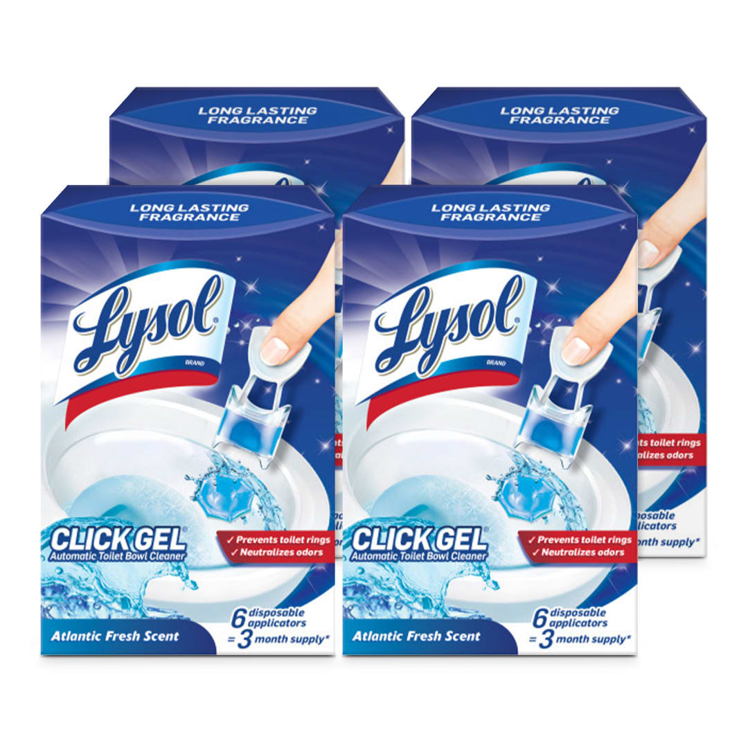 LYSOL® Automatic Toilet Bowl Cleaner - Click Gel Ocean Fresh 4/6 ct.