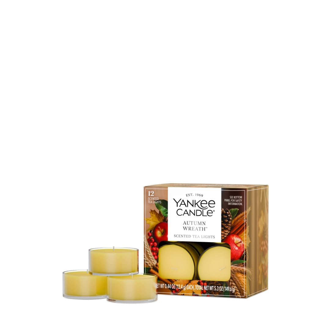 Yankee Candle Autumn Wreath Scented Tea Light Candles