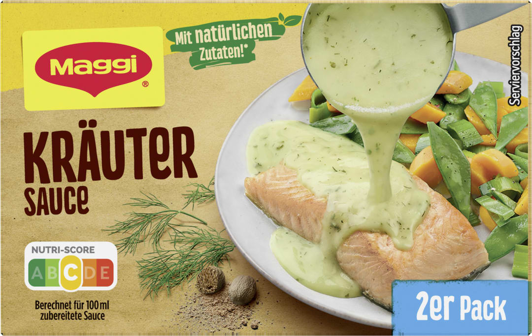 MAGGI Kräutersauce 2er Multipack, ergibt 500ml