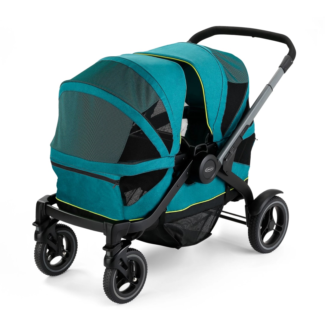 Graco® Carriola Wagon Modes™ Adventure, Capacidad Para 2 Niños, Plegable y Asa Ajustable a 2 Modos, Color Acadia, 2156204
