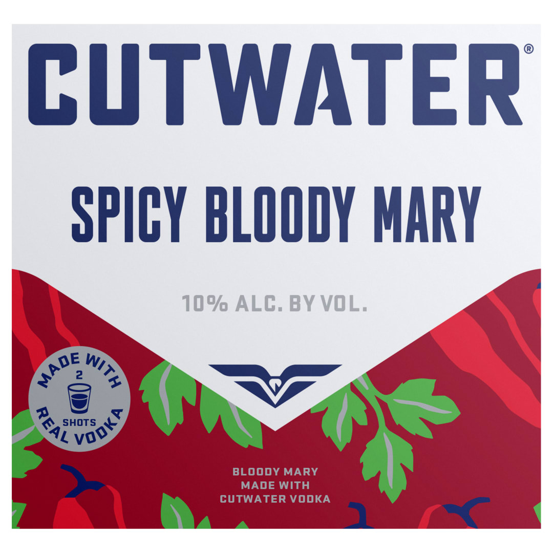 Cutwater Spicy Bloody Mary, 4 Pack 12 fl. oz. Cans