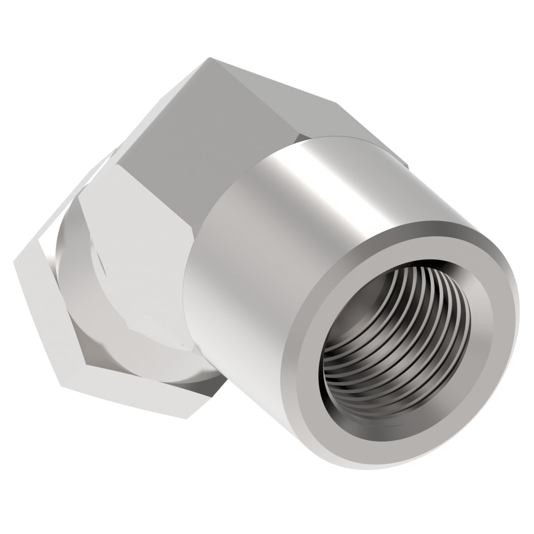 Aeroquip 3/4 FEM NPSM X 3/4 FNPT 45DEG
