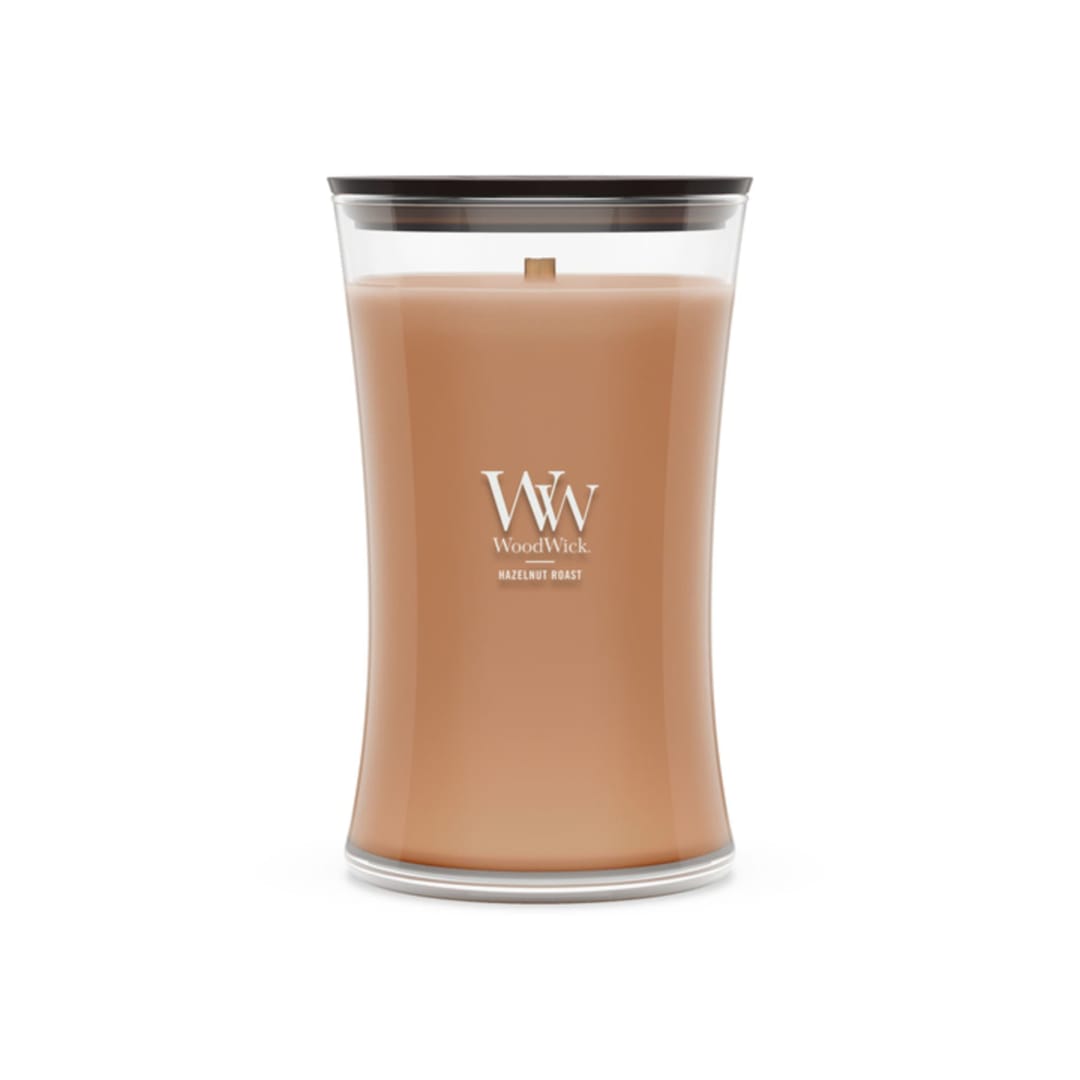 WoodWick Hazelnut Roast Large Hourglass Candle